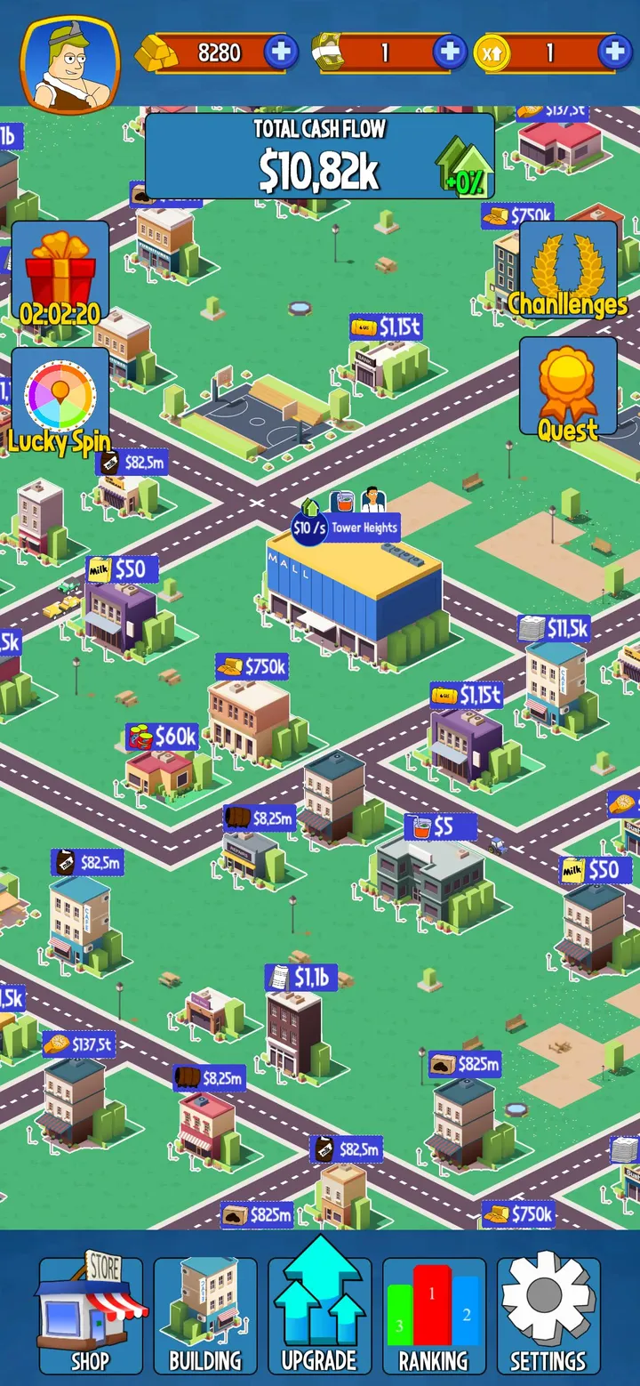 Idle Capitalist Tycoon — gameplay screenshot 1 of 8